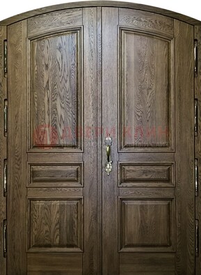 Долговечная арочная дверь с отделкой массив ДА-25 в Видном