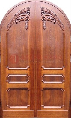 Металлическая арочная дверь ДА-9 в салон красоты в Видном