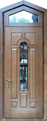 Железная дверь Винорит с фрамугой для частного дома ДФГ-34 в Видном