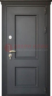 Чёрная дверь с МДФ ДМ-520 в Видном