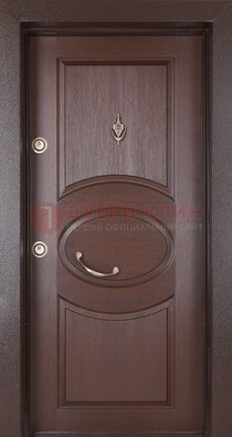 Железная дверь с массивом дуба в стиле классика ДМД-55 в Видном