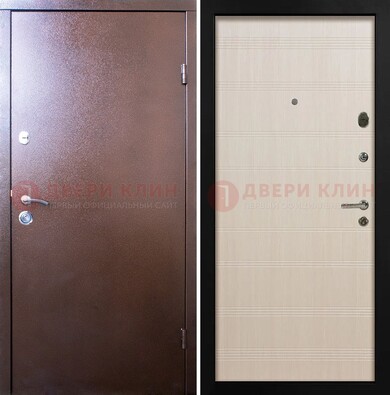 Входная дверь с порошковым покрытием и терморазрывом МДФ ДП-210 в Видном
