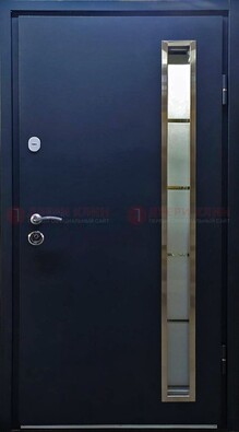 Металлическая дверь с порошковым покрытием и МДФ Белый дуб ДП-219 в Видном