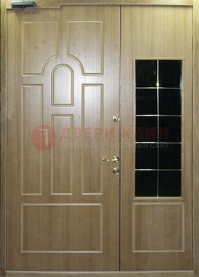 Входная дверь Дверь со вставками из черного стекла ДПР-42 в Видном