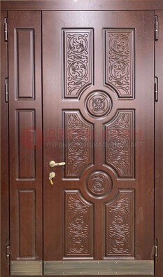 Парадная металлическая дверь с узором ДПР-74 в Видном