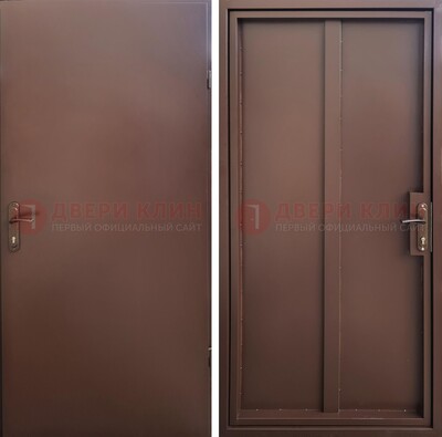 Техническая дверь с порошковым покрытием медный антик с двух сторон ДП-253 в Видном