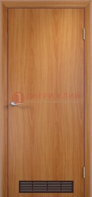 Светлая техническая дверь с вентиляционной решеткой ДТ-1 в Видном
