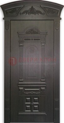 Черная стальная дверь с виноритом ДВТ-31 в Видном
