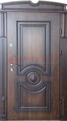 Коричневая дверь с виноритом и терморазрывом ДВТ-65 в Видном