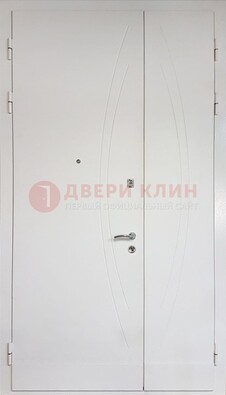Современная полуторная стальная дверь с МДФ панелью ПЛ-25 в Видном